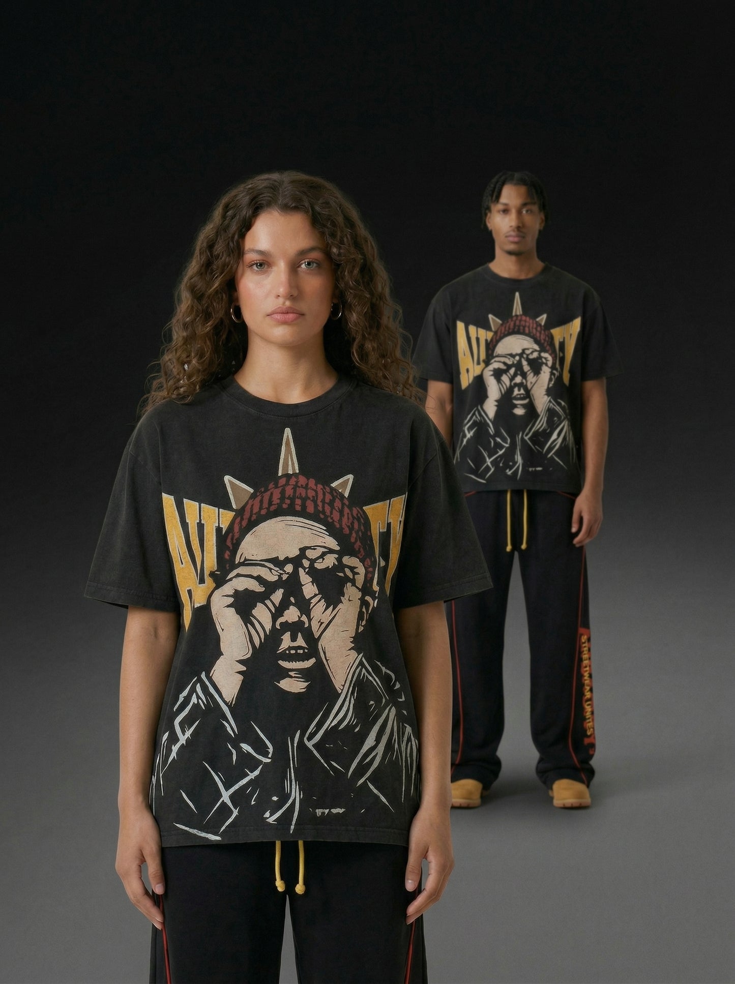 Heavy weight "binocular vision" Tee shirt